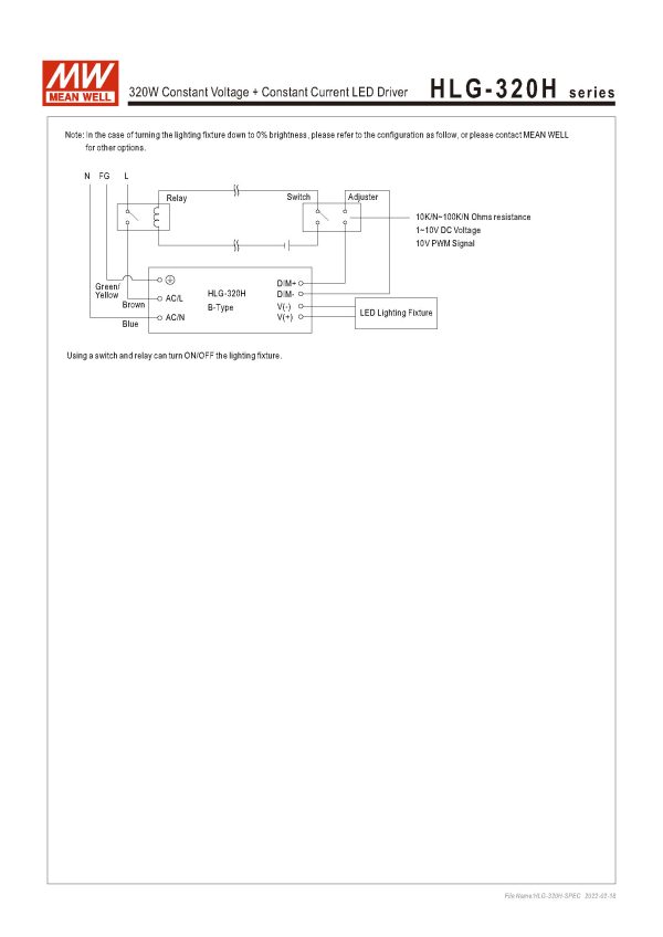 thumbnail image 2 of S-320-48 320W 48VDC 6.5A Switching Power Supply AC/DC 2023 Single Outpu 2 of 11