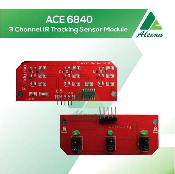 ACE 6840 3-Channel IR Tracking Sensor Module - Alexan