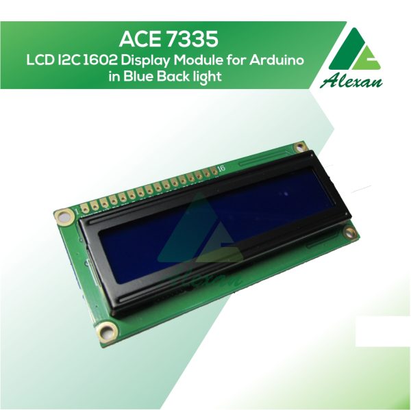 ACE 7335 I2C1602 Display Module for Arduino LCD Blue Backlight - Alexan